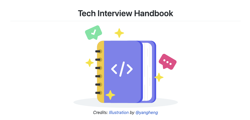 tech interview handbook